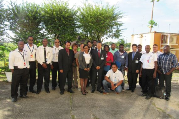 Finalizo el Curso de Operacion y Mantenimiento de la REDDIG II en Guyana